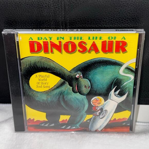 A Day in the Life of a Dinosaur CD 2001 Kids Story Songs Brontosaurus - New - Picture 1 of 5